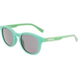 Lacoste Mand L3644S 315 Solbriller Plast Grå Rund - Grøn