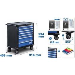 BGS Technic Werkstattwagen XL 7 Schubladen leer