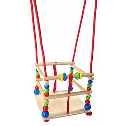 Hess Babyschaukel braun Holz