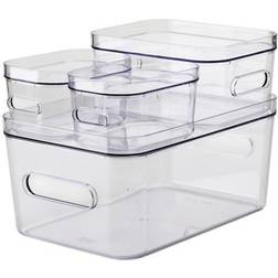 Orthex Compact Clear Storage Box 4pcs