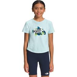 The North Face Girls’ Sleeve Graphic Skylight Blue