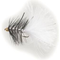 Unique Flies P&T 2 FL20004 B.H. Rubber Leg Woolly White Daiichi 1720 #8
