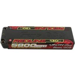 Gens ace Modellbau-Akkupack LiPo 7.6V 5800 mAh Zellen-Zahl: 2 130 C Hardcase