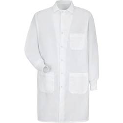 Red Kap Unisex White Specialized Cuffed Lab Coat