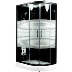 Home Deluxe Duschkabine BLACK