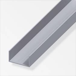 alfer Rechteck-U-Profil 19,5 x 35,5 x 1000 mm Aluminium Profile U Schiene