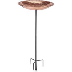 Good Directions Pure Copper 18" Bird Bath on Garden Pole