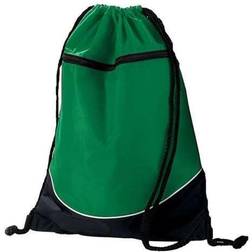 High Five Augusta Tri Color Drawstring Backpack-kelly