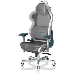 DxRacer Ergonomic Mesh Gaming Chair Modular Design Air Pro Series- White and Cyan