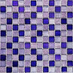 Apollo Tile 5 pack Purple 11.8-in. 11.8-in. Square Tile