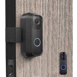 Wasserstein Anti-Theft Mount for Blink Video Doorbell No-Drill Doorbell Mount to Protect Your Blink Video Doorbell Black