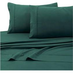 Tribeca Living MF110DPSSTWTE Solid Deep Pocket Bed Sheet Turquoise, Green