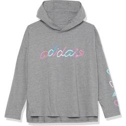 Toddler Girls' adidas Long Sleeve Hooded T-Shirt 4T