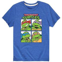 Nickelodeon Boys 8-20 TMNT Group Blocks Graphic Tee, Boy's, Medium, Blue