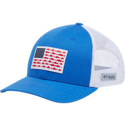 Columbia Kids PFG Fish Flag Snapback Cap- Blue O/S