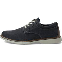 Nunn Bush Mens Otto Canvas Plain Toe Oxfords Gunmetal