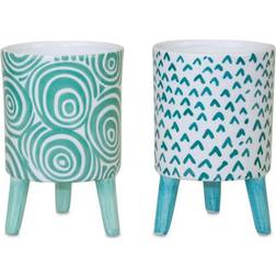 Melrose Decorative Pot w/Legs Set of 2