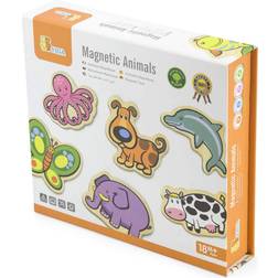 Viga Wooden Magnets Animals 20pcs