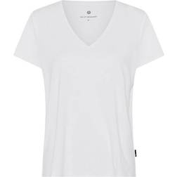 Bamboo Blend V-Tee T-Shirt - Weiß