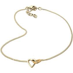 Elli Cuore di in argento sterling 925 Cavigliere pieces female