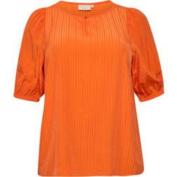 KAFFE Curve Bluse Orange