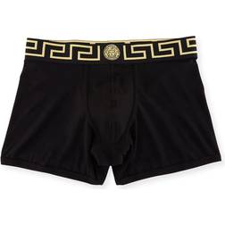 Versace Greca Border Long Boxer Trunks