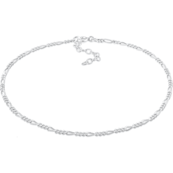 Elli Fußschmuck Figarokette Sommer Strand Zeitlos Basic 925 Silber Silber 1011444208