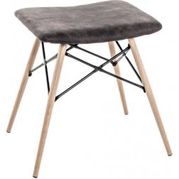 HAKU Möbel Gris Noir Métal Tabouret