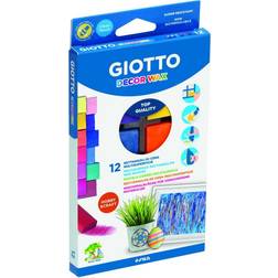 Giotto Decor Wachsmalblöcke, 12 Farben