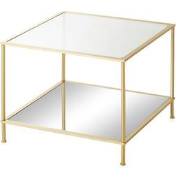 HAKU Möbel Coffee table, metal, gold, W 60 x D 60 x H 45 cm Small Table