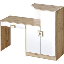 Klacksberg 150 cm Beige Hvid Skrivebord