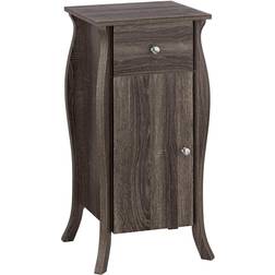 Loft24 Talkon Sidebord 38 cm Mørkebrun Lampebord Småbord 38cm
