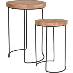 Ensemble De Tables D'Appoint 2 Pcs Table Basse