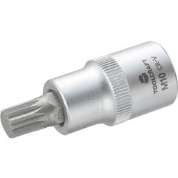 Toolcraft 816088 Multitand XZN Topnøgle-bit-indsats 10 mm 1/2 12,5 mm