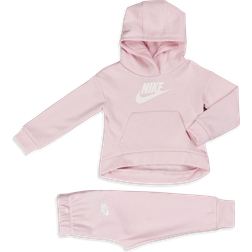 NIKE Baby Sportswear Club Fleece Hoodie & Joggers Set - Pink Foam (16I319-A9Y)