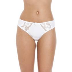 Camille Womens Classic Lace Thongs 3-pack