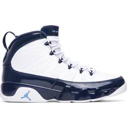 NIKE Air Jordan 9 Retro M - White/Midnight Navy/University Blue