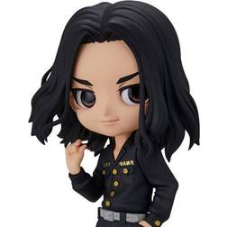 Banpresto Unisex-Adult Tokyo Revengers-Keisuke Baji Vers.A-Q Posket 14cm, Black, Estándar