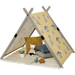 Muddy Buddy Muddy Buddy sandkasse med telt Dino Lover grå 140x120 cm