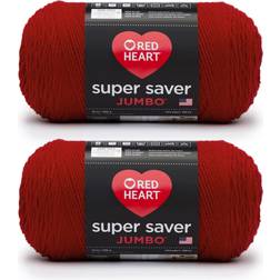 Red Heart Super Saver Yarn-Cherry Red Multipack Of 2