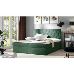 Loloz Doppelbett mit Bettkasten und Matratze 160x200 cm Boxspringbett