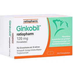 Ginkobil® ratiopharm 120mg biloba Filmtabletten