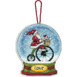 Dimensions Counted Cross Stitch Kit 3.75"X4.5"-Love Snowglobe 14 Count MichaelsÂ Multicolor 3.75"X4.5"