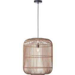 Brilliant Woodrow Light Brown Lampada a Sospensione 45cm