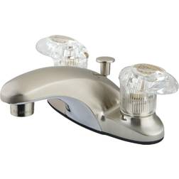 Kingston Brass KB6158 4 in Centerset Bathroom Faucet Brushed Nickel
