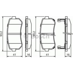 Bosch Automotive 0986494140 Brake Pad