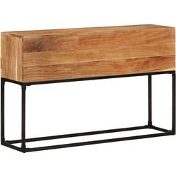 vidaXL konsolbord 120x30x75 massivt Konsolbord 30x120cm
