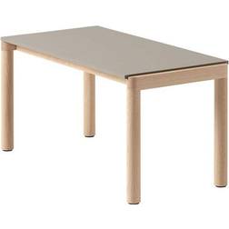 Muuto Couple 1 Plain 40x84x40 cm Taupe-oak Mesa de Centro