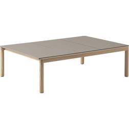 Muuto Couple 3 Plain 120 x 84 Taupe-oak Table Basse