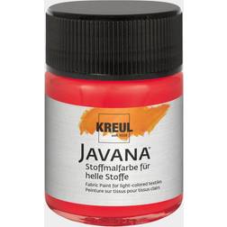 Kreul Stoffmalfarbe für helle Stoffe hellrot 50 ml